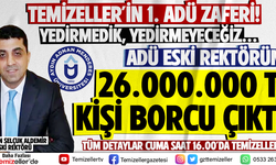 ADÜ ESKİ REKTÖRÜ OSMAN SELÇUK ALDEMİR'E 26 MİLYON TL KİŞİ BORCU ÇIKTI!