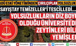 ADÜ'DE ZEYTİNLERİ BİLE YE- MİŞ-LER