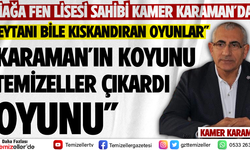 ALİAĞA FEN LİSESİ SAHİBİ KAMER KARAMAN'DAN "ŞEYTANI BİLE KISKANDIRAN OYUNLAR"