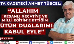 KEŞANLI NECATİYE VE MİLLİ EĞİTİM'E DUA...