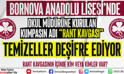 BORNOVA ANADOLU LİSESİ'NDE OKUL MÜDÜRÜNE KURULAN KUMPAS!