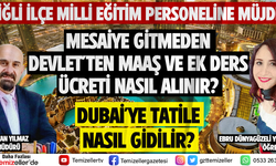 ÇİĞLİ İLÇE MİLLİ EĞİTİM PERSONELİNE MÜJDE!