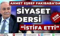FAKIBABA SİYASİ AHLAK DERSİ VERDİ...HEM AK PARTİ'DEN HEM VEKİLLİKTEN İSTİFA ETTİ