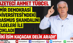 GAZETECİ AHMET TÜBCEL İZMİR DEMOKRASİ ÜNİVERSİTESİ’NDEKİ ERASMUS PROJESİNDEKİ USULSÜZLÜKLERİ BELGELERİYLE GÖZLER ÖNÜNE SERDİ