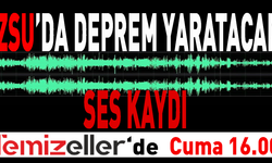 İZSU'DA ŞOK SES KAYDI...