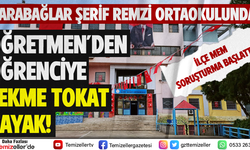 KARABAĞLAR'DA ÖĞRETMEN'DEN ÖĞRENCİYE TEKME TOKAT DAYAK!