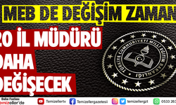 MEB’DE BÜYÜK DEĞİŞİM RÜZGARI: 20 İL MÜDÜRÜ GÖREVDEN ALINIYOR