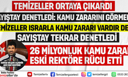 SAYIŞTAY, ADÜ ESKİ REKTÖRÜ OSMAN SELÇUK ALDEMİR’E 26 MİLYONLUK KAMU ZARARINI RÜCU ETTİ!