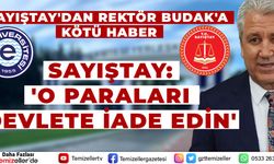 SAYIŞTAY'DAN REKTÖR BUDAK'A KÖTÜ HABER