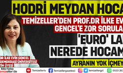 TEMİZELLER'DEN PROF. DR. İLKE EVİN GENCEL'E HODRİ MEYDAN: "8 BİN EURO NEREDE HOCAM?"