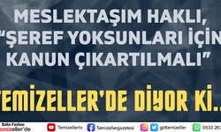 TEMİZELLER’DEN ŞEREF YOKSUNLARINA GELSİN 