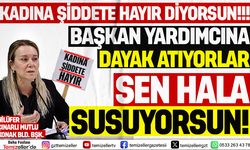 BAŞKAN YARDIMCISI SİMGE ELDENİZ DARP EDİLİYOR, KONAK BELEDİYE BAŞKANI MUTLU, ÜÇ MAYMUNU OYNUYOR!
