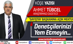 AHMET TÜBCEL’İN KALEMİNDEN: ALTIN ÇAMURA DÜŞÜNCE KİRLENMEZ