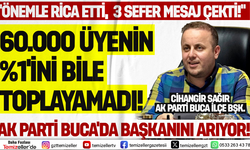 AK PARTİ BUCA'DA ÇÖKÜŞÜN FOTOĞRAFI: 60 BİN ÜYEDEN SADECE 370'İNİ ZAR ZOR TOPLADI!