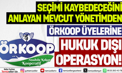 ÖR-KOOP’UN GERÇEK SAHİBİ OLAN ÜRETİCİ ÜYELERE, MEVCUT YÖNETİMDEN HUKUK DIŞI OPERASYON!