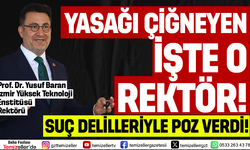İYTE REKTÖRÜ ORKİNOS AVI YASAĞINI ÇİĞNEDİ! TEPKİLER ÇIĞ GİBİ BÜYÜYOR