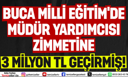 BUCA İLÇE MİLLİ EĞİTİME BAĞLI ANAOKULUNDA ŞOK ZİMMET İDDİASI!