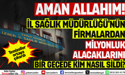 İZMİR İL SAĞLIK MÜDÜRLÜĞÜ’NDE MİLYONLUK SKANDAL!