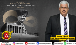 GAZETECİLER FEDERASYONU BAŞKANI TÜBCEL’DEN 10 KASIM MESAJI: “CUMHURİYET’E SONSUZA DEK SAHİP ÇIKACAĞIZ”