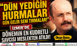 ESKİ İZMİR CUMHURİYET BAŞSAVCI VEKİLİ OKAN BATO MESLEKTEN İHRAÇ EDİLDİ!