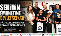 SÜLEYMAN KARADENİZ’DEN ŞEHİT GÜLŞAH GÜLER’İN AİLESİNE VEFA ZİYARETİ