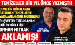 420 BİN TL'LİK KLİMA DOSYASINDAN RÜŞVET ALMAKTAN TUTUKLANAN MÜFETTİŞ ORHAN MIZRAK ÇIKTI!