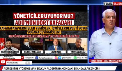 ADNAN MENDERES ÜNİVERSİTESİ DOSYASI | TEMİZELLER 01 KASIM 2024 | CANLI