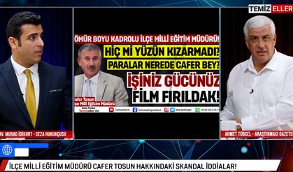 İLÇE MİLLİ EĞİTİM MÜDÜRÜ CAFER TOSUN DOSYASI | TEMİZELLER 15 KASIM 2024 | CANLI