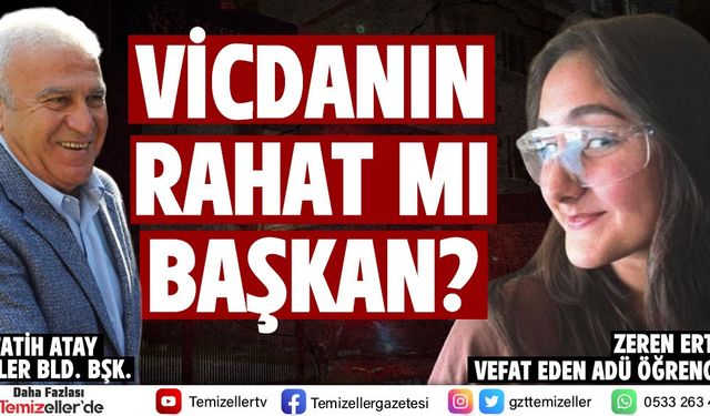 VİCDANIN RAHAT MI FATİH ATAY!