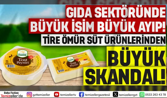 BOYACIOĞULLARI ÖMÜR SÜT ÜRÜNLERİ’NDE TAĞŞİŞ VE HİLELİ ÜRETİM TESPİT EDİLDİ!