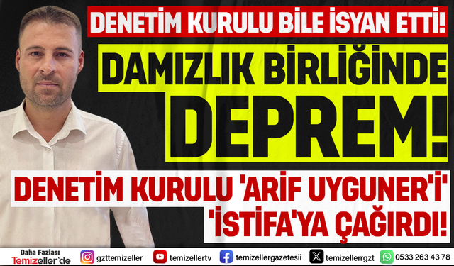 İZMİR DAMIZLIK BİRLİĞİ'NDEN ARİF UYGUNER’E TARİHİ İSTİFA ÇAĞRISI!