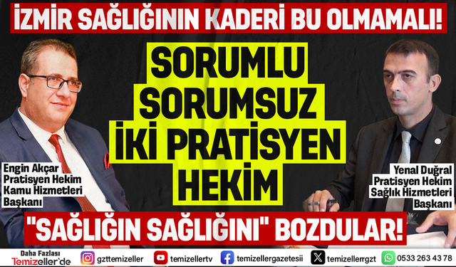 İZMİR SAĞLIKTA TARİHİ İHMAL ZİNCİRİ!