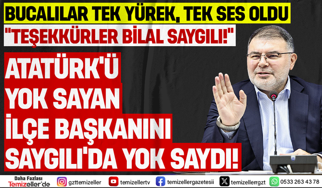 AK PARTİ İZMİR İL BAŞKANI BİLAL SAYGILI TARİHİ BİR YANLIŞI DÜZELTTİ!
