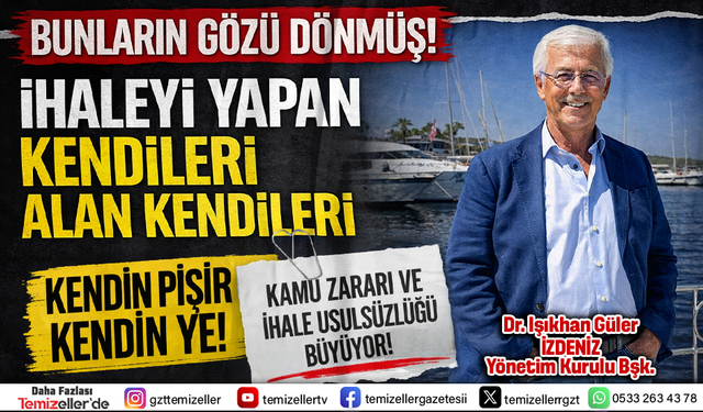 İZDENİZ İHALELERİNDE AYNI İSİM DİKKAT ÇEKTİ!