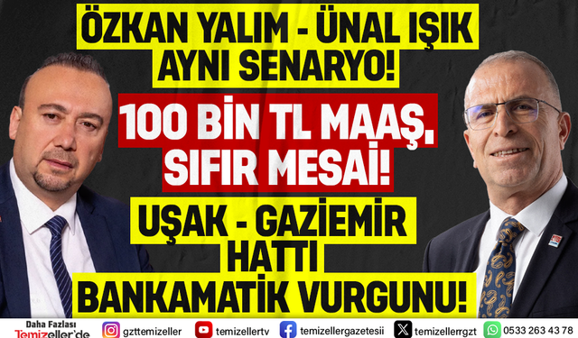 GAZİEMİR’DE 100 BİN TL’LİK "HAYALET MÜDÜR" SKANDALI!