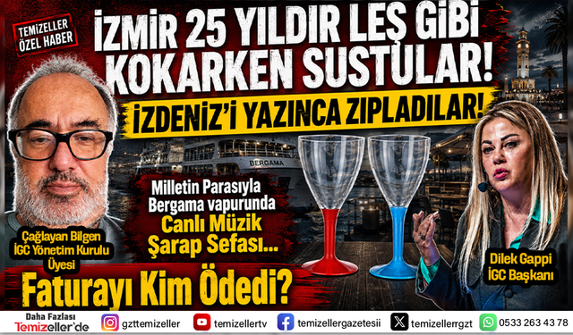 İZMİR 25 YILDIR LEŞ GİBİ KOKARKEN SUSTULAR... İZDENİZ'İ YAZINCA ZIPLADILAR!