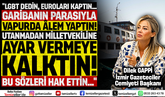 İGC'NİN İTİBARINI YERLE YEKSAN EDEN DİLEK GAPPİ'DEN HADSİZLİK ŞOVU!