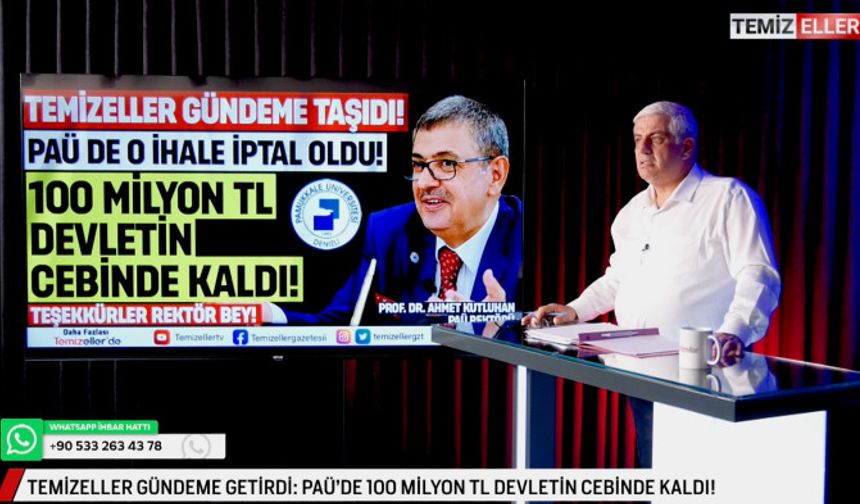 PAMUKKALE ÜNİVERSİTESİ DOSYASI | TEMİZELLER 24 OCAK 2025 | CANLI