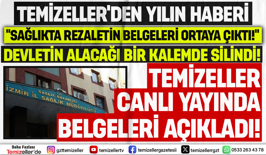 AHMET TÜBCEL’DEN TARİHİ CANLI YAYIN: SAĞLIKTA USULSÜZLÜKLER BİR BİR ORTAYA SAÇILDI