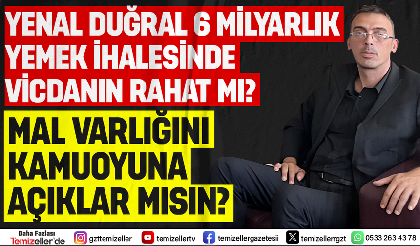 TEMİZELLER 6 MİLYARLIK İHALENİN PERDE ARKASINI ARAŞTIRDI!