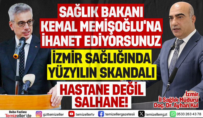 İZMİR’İN SAĞLIĞINDA ORTA ÇAĞ MANZARALARI