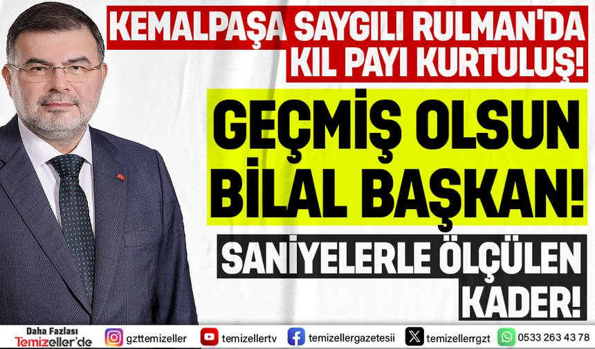 AK PARTİ İZMİR İL BAŞKANI BİLAL SAYGILI, YILDIRIM DÜŞEN FABRİKASINDA FACİADAN SON ANDA KURTULDU!