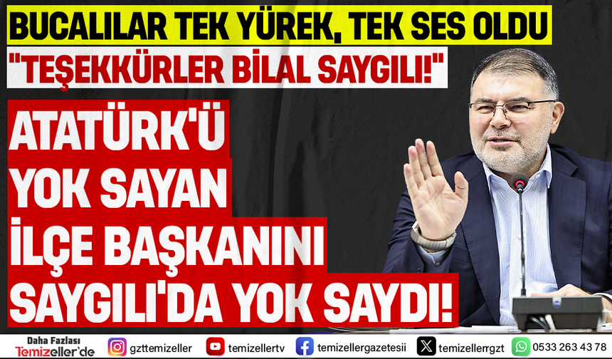 AK PARTİ İZMİR İL BAŞKANI BİLAL SAYGILI TARİHİ BİR YANLIŞI DÜZELTTİ!