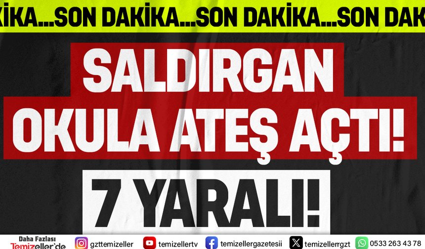 OKULDA KORKU DOLU ANLAR: SİLAHLI SALDIRI DEHŞETİ!