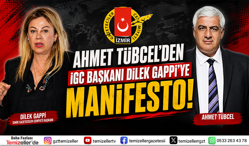 AHMET TÜBCEL'DEN İGC BAŞKANI DİLEK GAPPİ'YE MANİFESTO!
