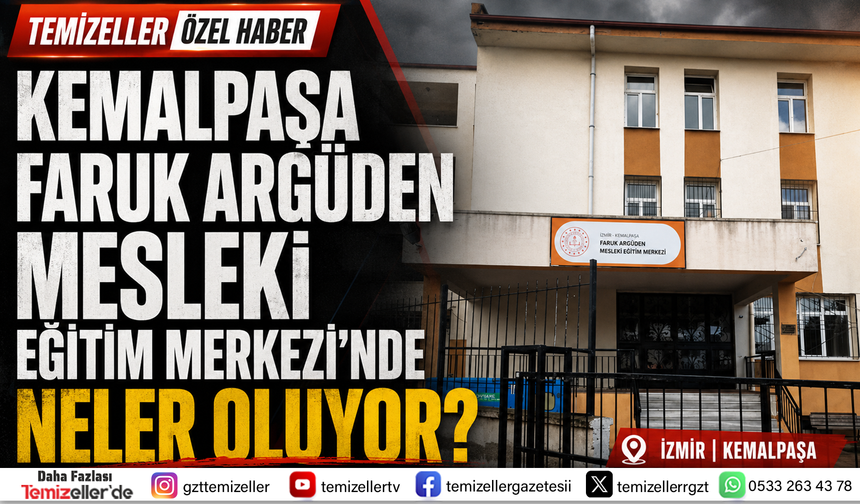 KEMALPAŞA’DA MESLEKİ EĞİTİM MERKEZİNİ SARSAN İDDİALAR!