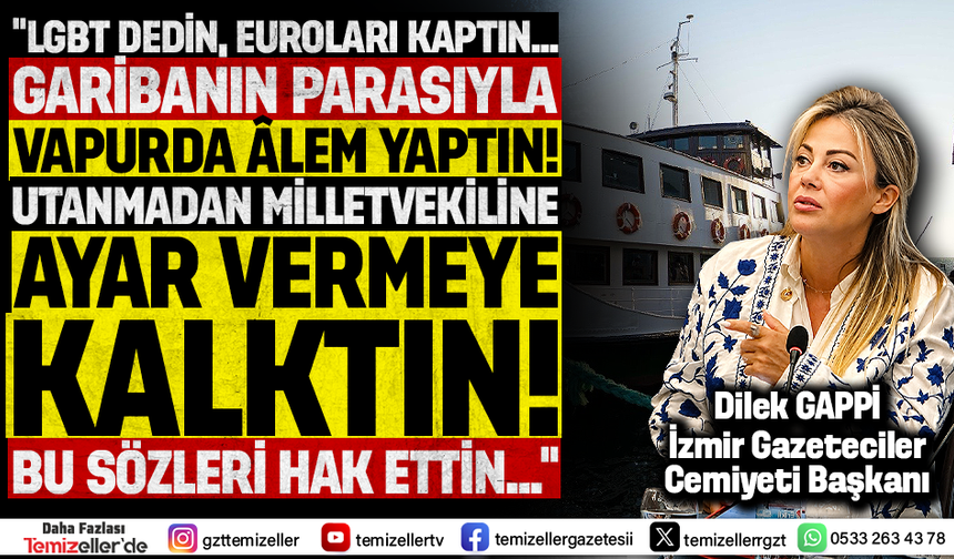 İGC'NİN İTİBARINI YERLE YEKSAN EDEN DİLEK GAPPİ'DEN HADSİZLİK ŞOVU!