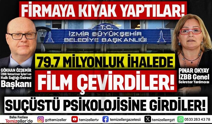 İZBB'DE GÖKHAN ÖZDEMİR VE PINAR OKYAY SUÇLULUK PSİKOLOJİSİNE GİRDİLER!