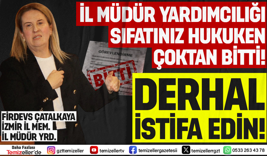 İZMİR İL MEM’DE "356 GÜN" SKANDALI! MÜDÜRLÜKTEN İL MÜDÜR YARDIMCILIĞINA HUKUKSUZ GEÇİŞ!