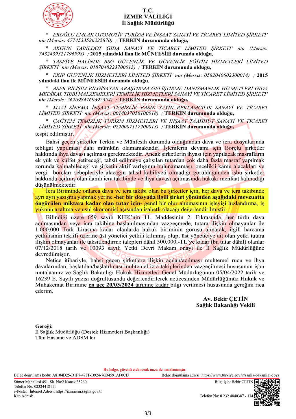 Av.beki̇r Çeti̇ni̇n Yazdiği Hukuka Aykiri Yazi 3-1